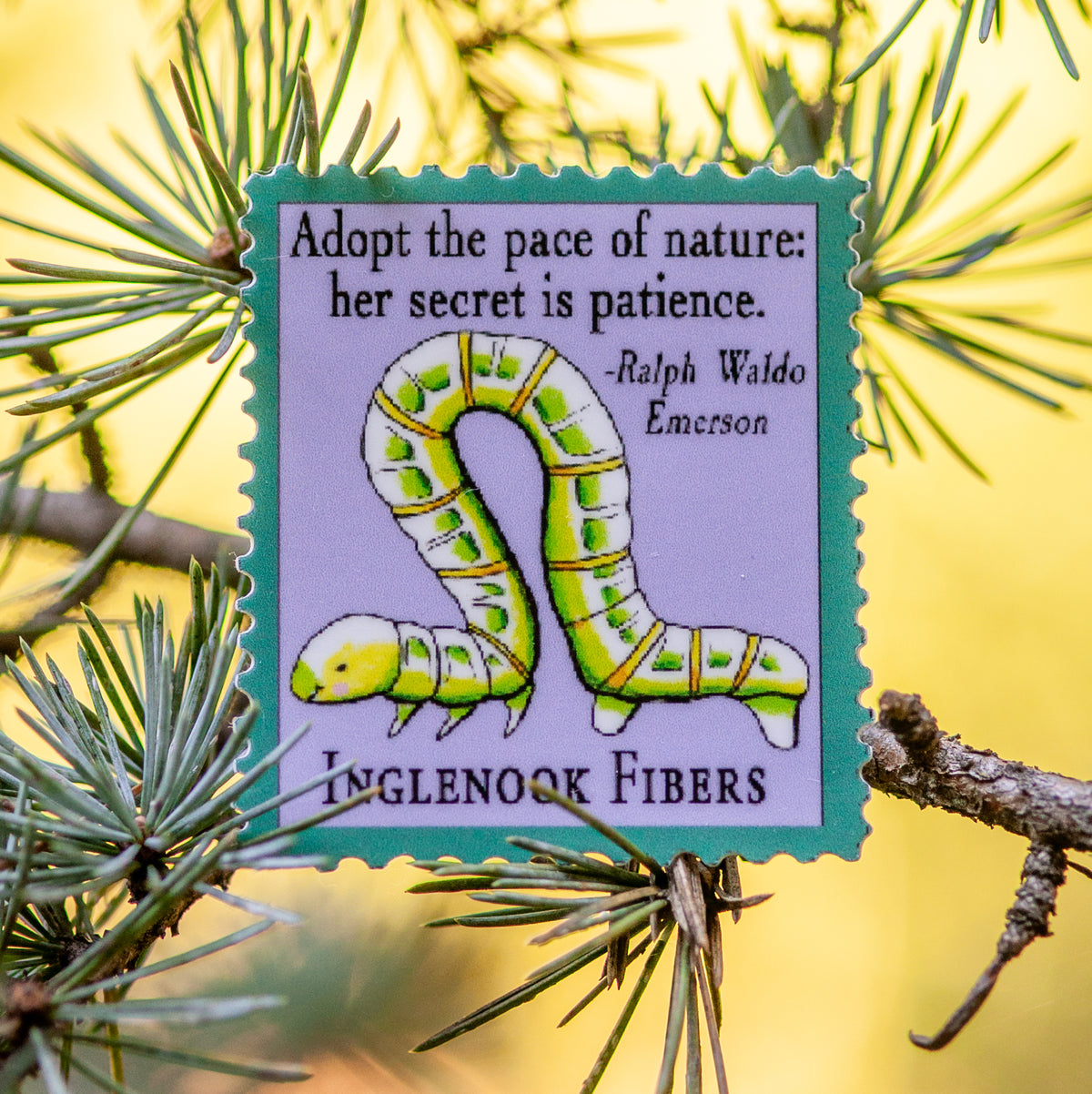 Inchworm Sticker