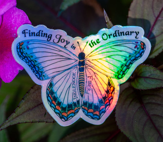 Butterfly Holographic Sticker