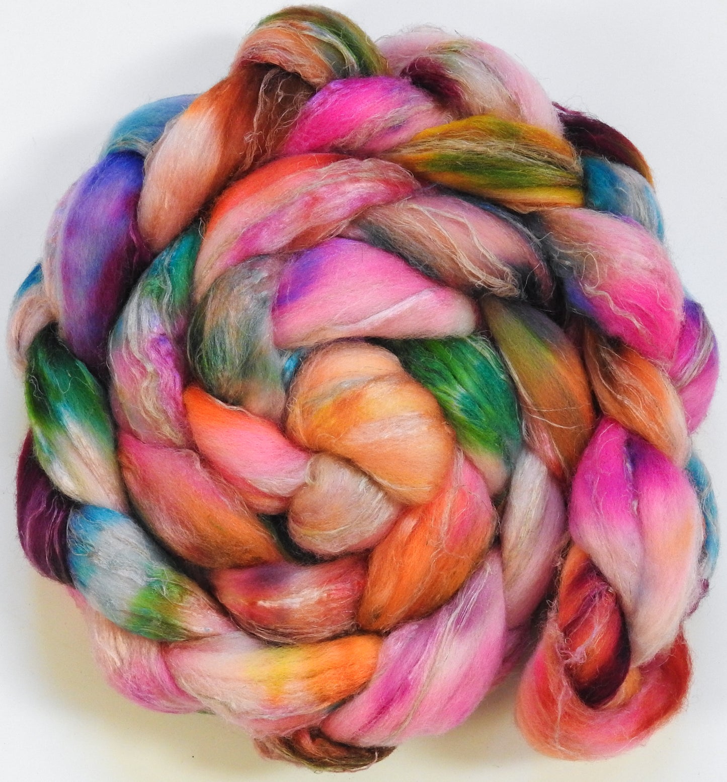 Not my Circus- Not my Monkeys!! (5.9 oz) - Merino/ Tussah Silk/ Natural Flax (50/25/25)