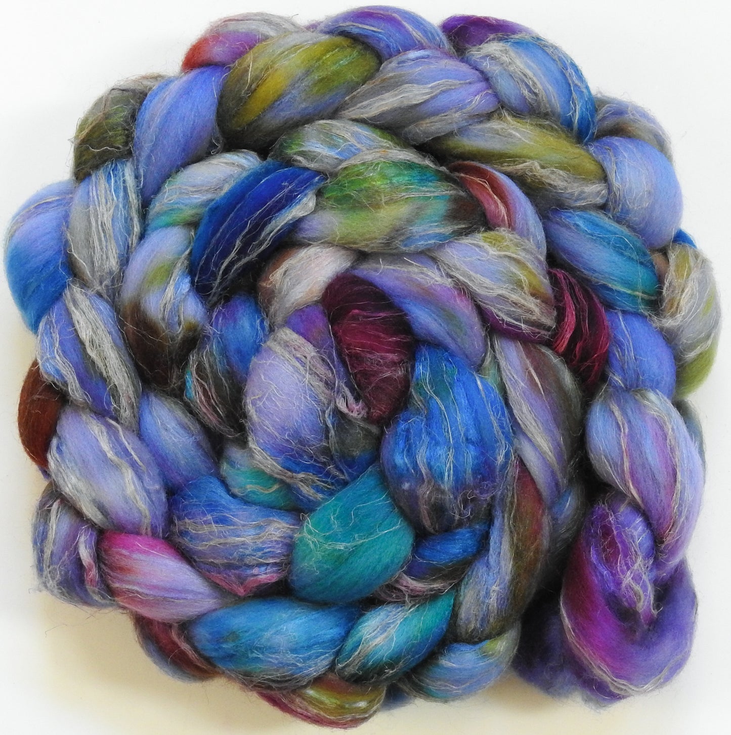 Spanish Bluebells (5.8 oz) - Merino/ Tussah Silk/ Natural Flax (50/25/25)