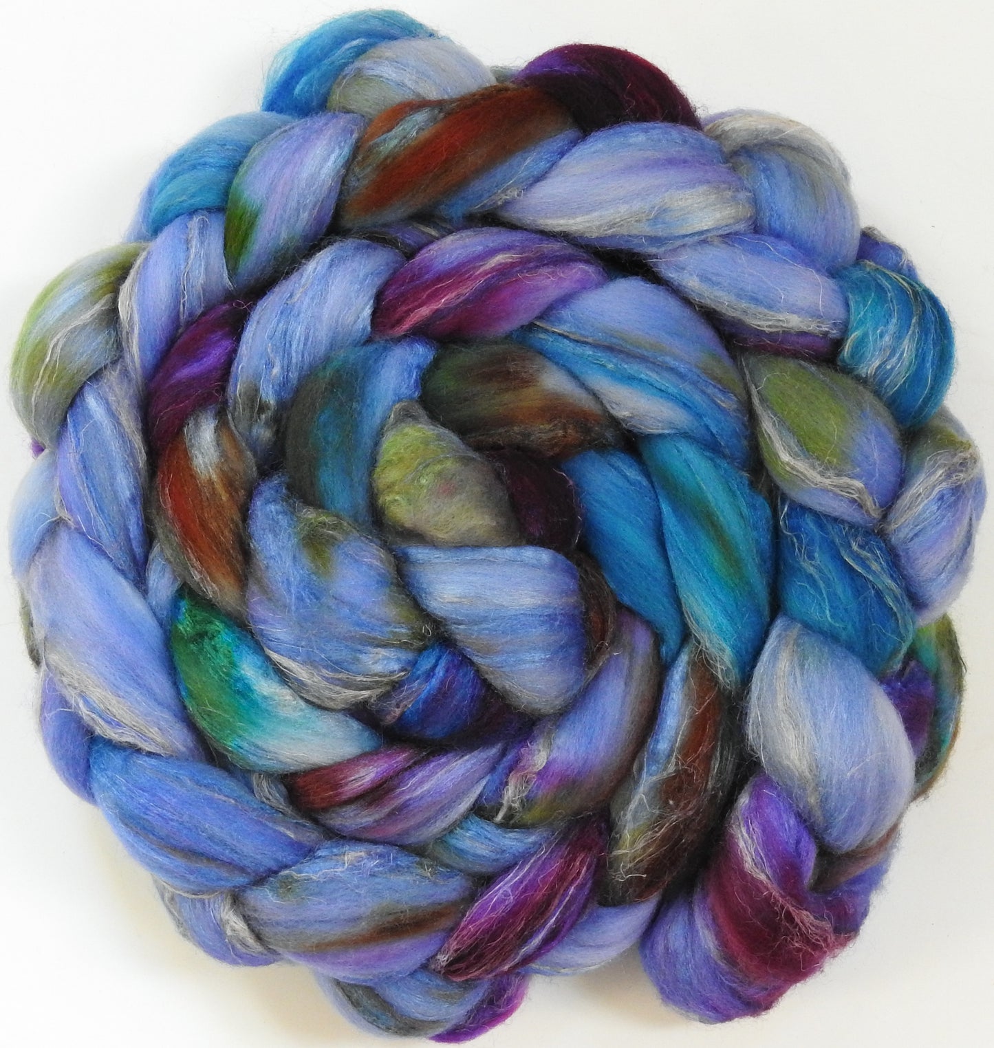 Spanish Bluebells (5.8 oz) - Merino/ Tussah Silk/ Natural Flax (50/25/25)