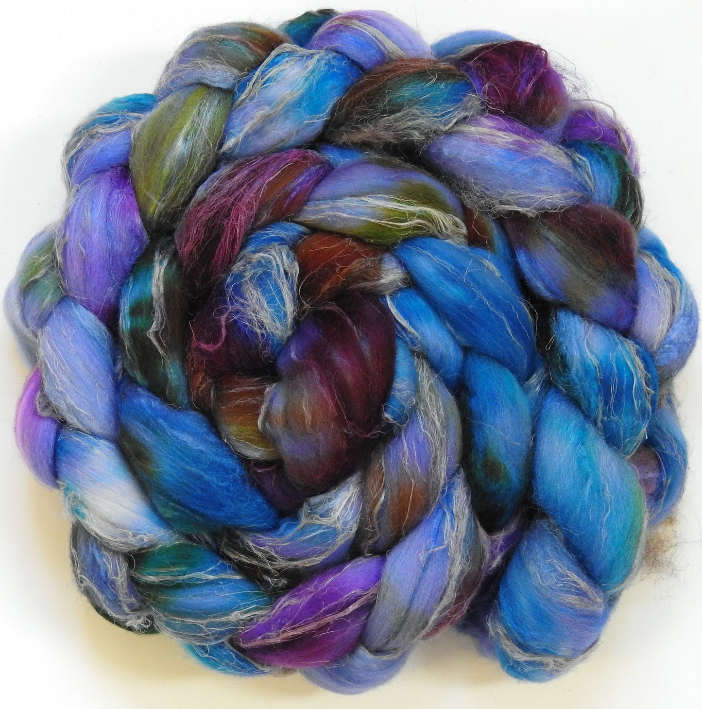 Spanish Bluebells (5.8 oz) - Merino/ Tussah Silk/ Natural Flax (50/25/25)