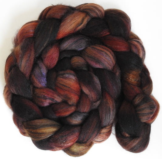 Original -6 (5.2 oz) Batt in a Braid #64 (Cormo/ Grey Cashgora/ Tussah Silk (50/25/25)