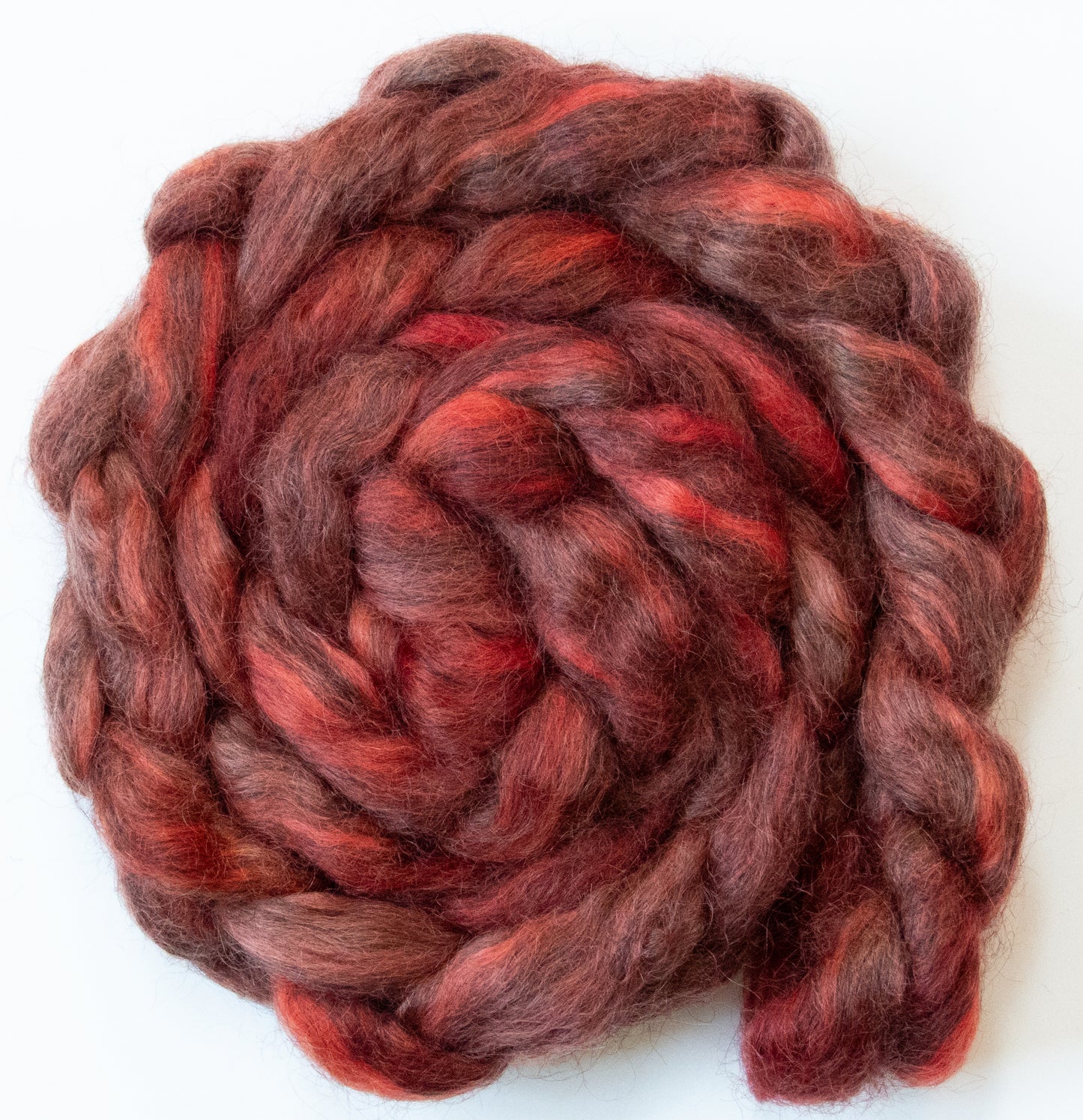 Sugar Coral- (5.6 oz) Grey Gotland / Masham (65/35)