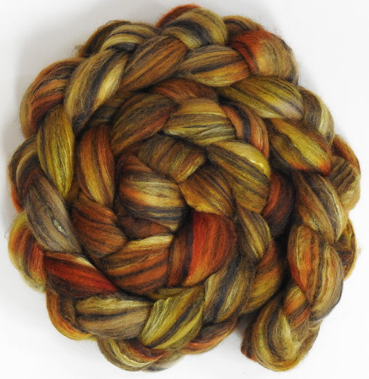 Original -5 (5.1 oz) Batt in a Braid #64 (Cormo/ Grey Cashgora/ Tussah Silk (50/25/25)