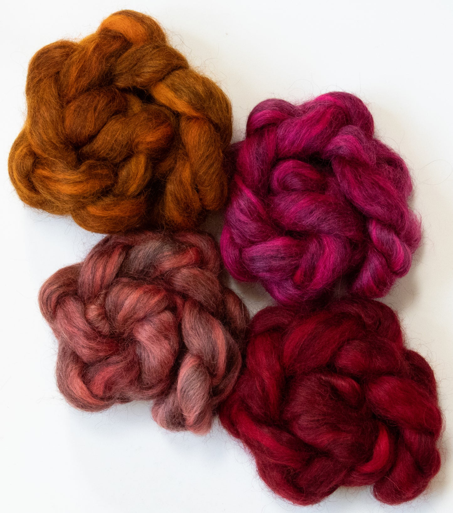 Red set  - (5.5 oz) Grey Gotland / Masham (65/35)