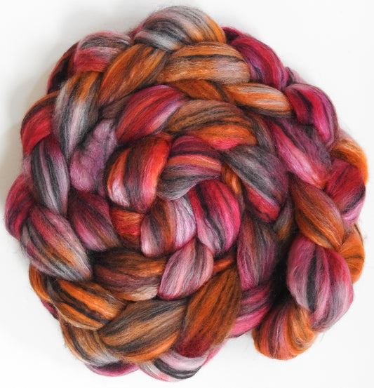 Original -2 (5.2 oz) Batt in a Braid #64 (Cormo/ Grey Cashgora/ Tussah Silk (50/25/25)