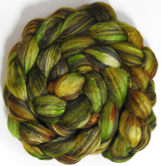 Original -1 (5.2 oz) Batt in a Braid #64 (Cormo/ Grey Cashgora/ Tussah Silk (50/25/25)