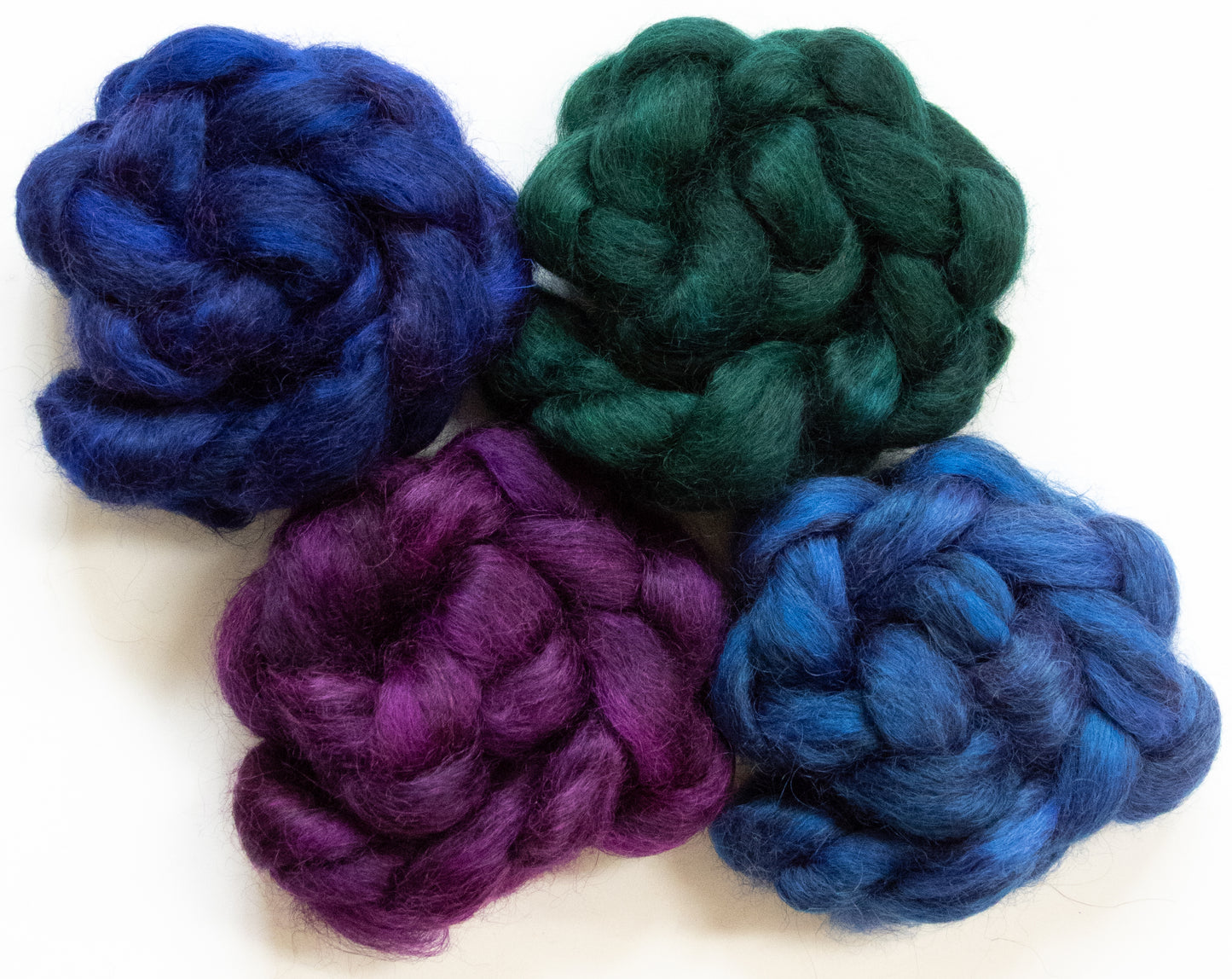 Blue set  - (5.5 oz) Grey Gotland / Masham (65/35)