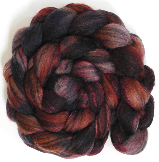 Original - 11 (5.2 oz) Batt in a Braid #64 (Cormo/ Grey Cashgora/ Tussah Silk (50/25/25)