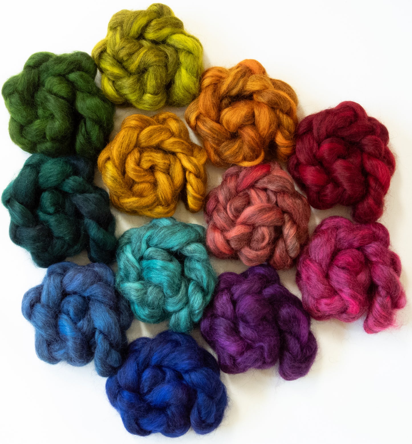 Rainbow set  - (16.6 oz) Grey Gotland / Masham (65/35)