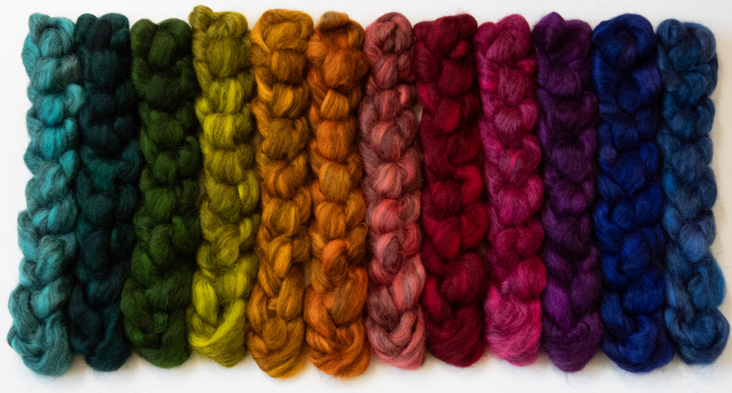 Rainbow set  - (16.6 oz) Grey Gotland / Masham (65/35)