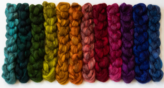 Rainbow set  - (16.6 oz) Grey Gotland / Masham (65/35)