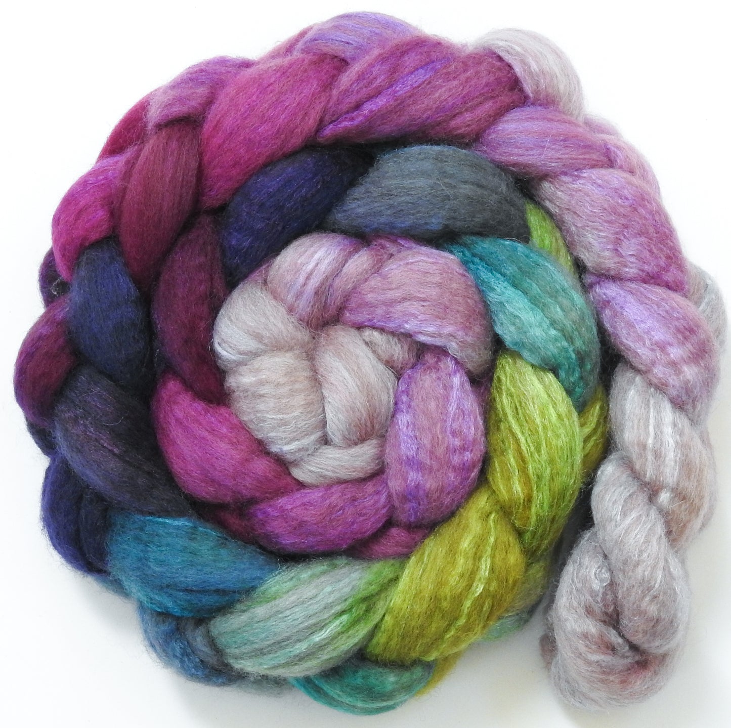 Peach Blossom (5.5 oz) - Mixed Bfl/tussah silk (85/15)