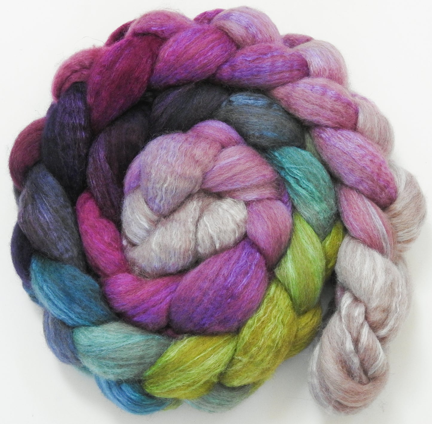 Peach Blossom (5.5 oz) - Mixed Bfl/tussah silk (85/15)