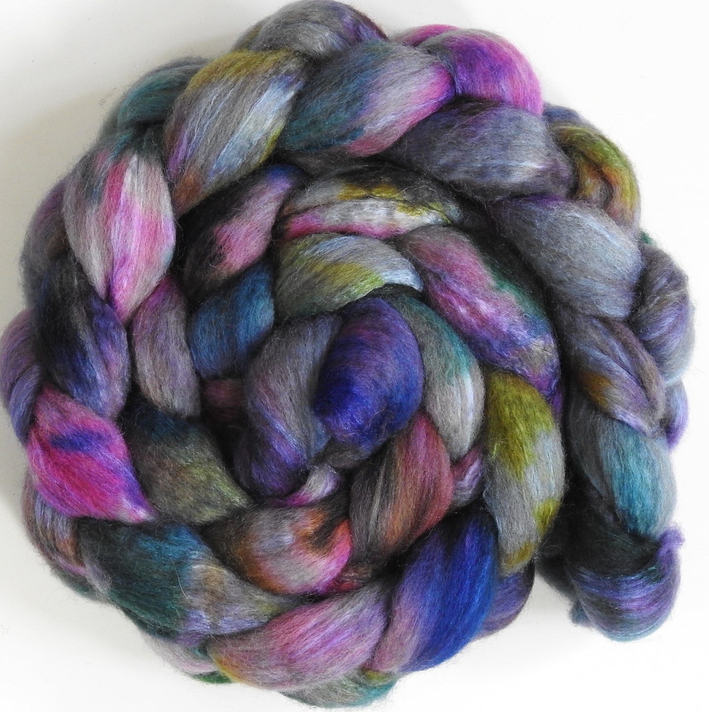 Geode (5.6 oz) - Mixed Bfl/tussah silk (85/15)