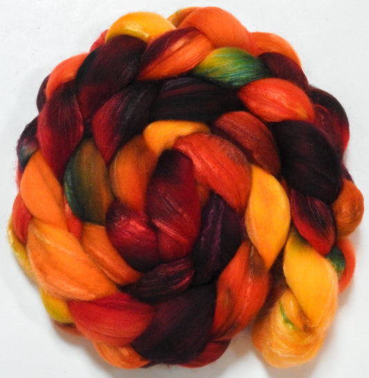 Dragon-fire (5.7 oz) - Polwarth / Tussah silk (85/15)