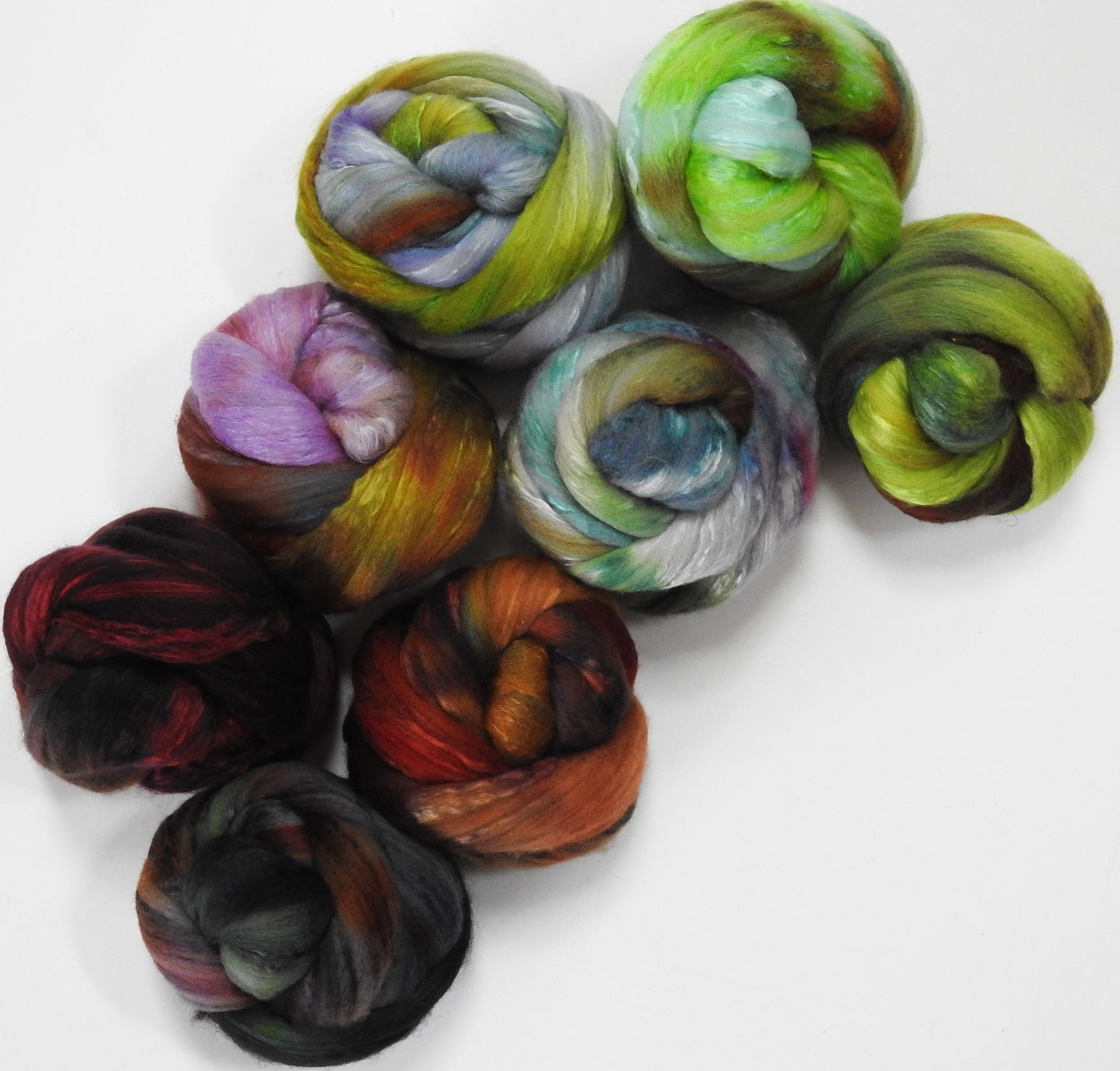 Fungus Among Us- Gradient  Set- Organic Polwarth/Mulberry Silk (80/20)
