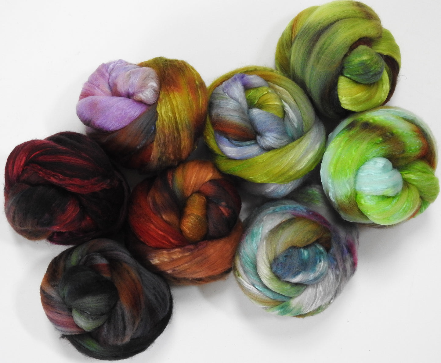 Fungus Among Us- Gradient  Set- Organic Polwarth/Mulberry Silk (80/20)