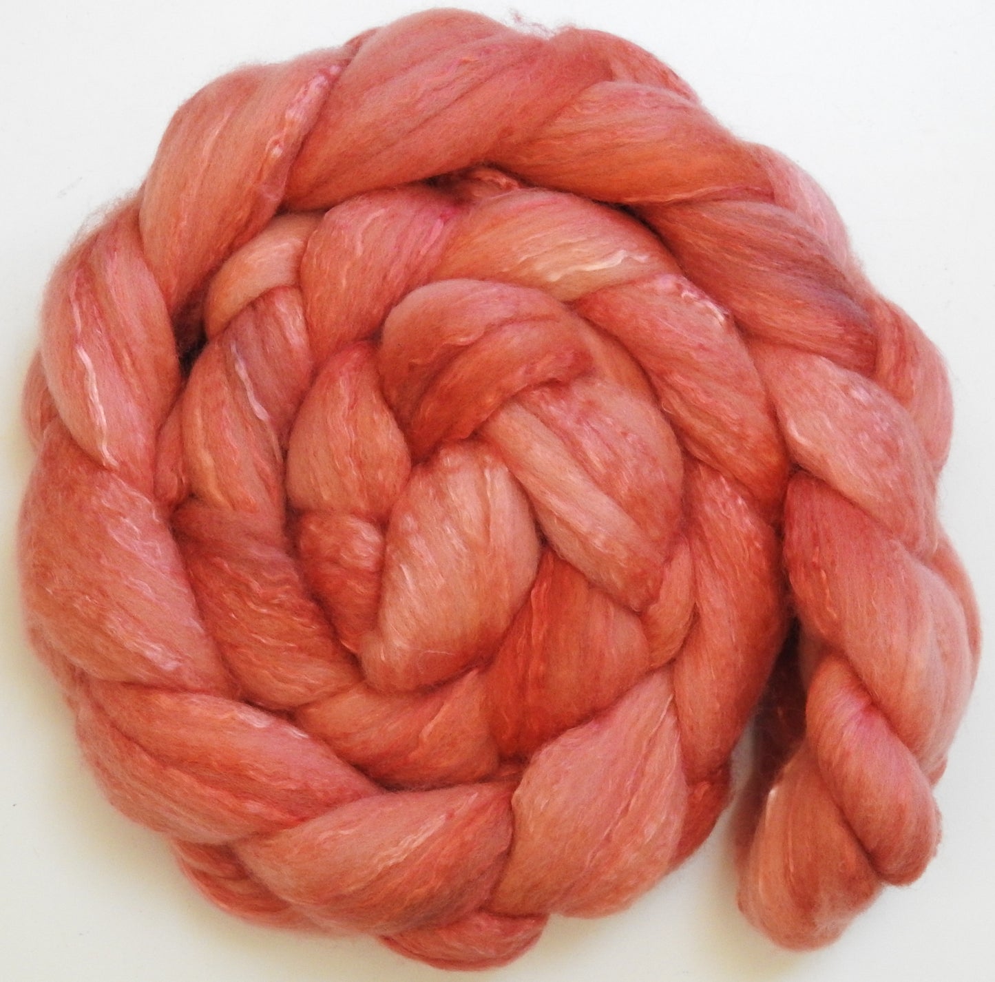 Rose Quartz (dark) (5.4 oz) - Organic Polwarth / Mulberry silk (80/20)