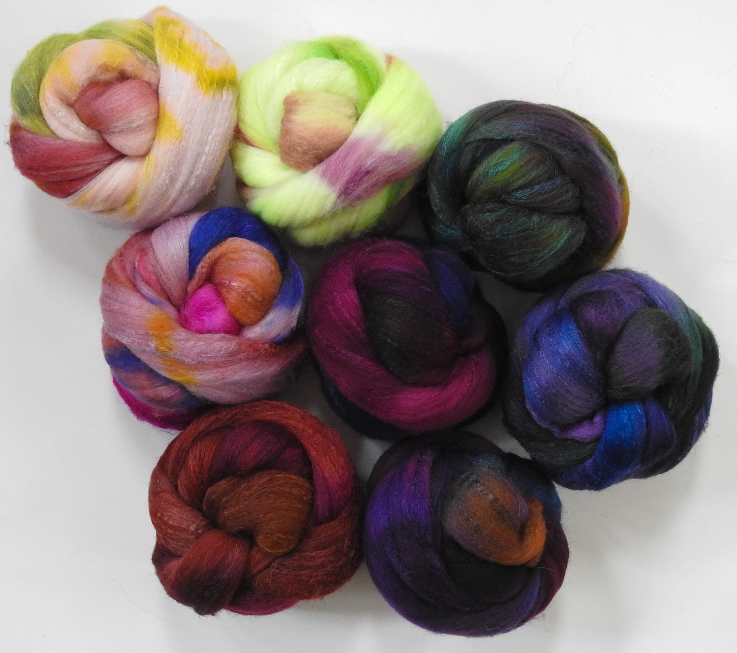 Lenten Roses -Gradient Set  - Rambouillet/tussah (80/20)
