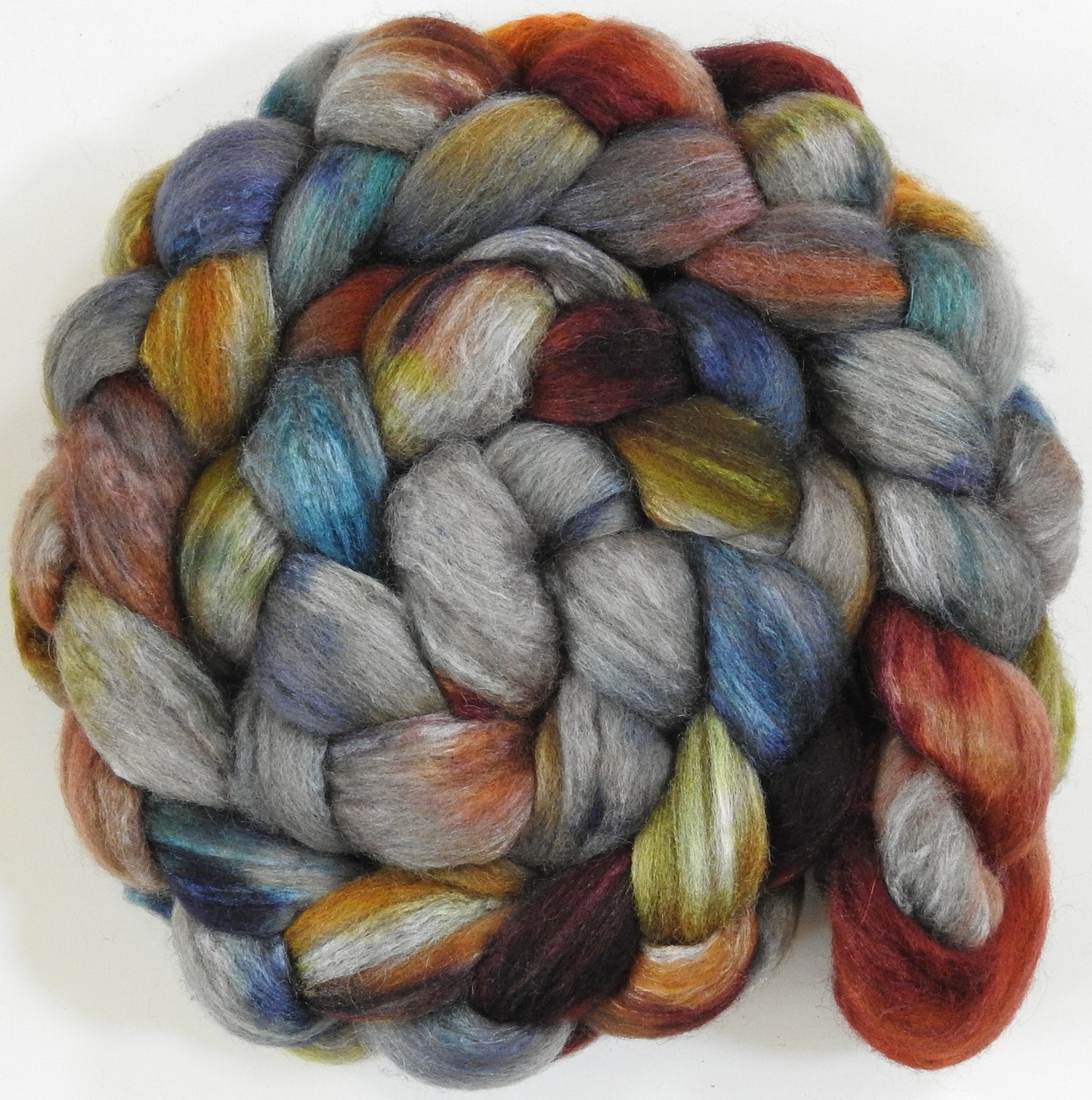Iron Age (5.6 oz) - Mixed Bfl/tussah silk (85/15)