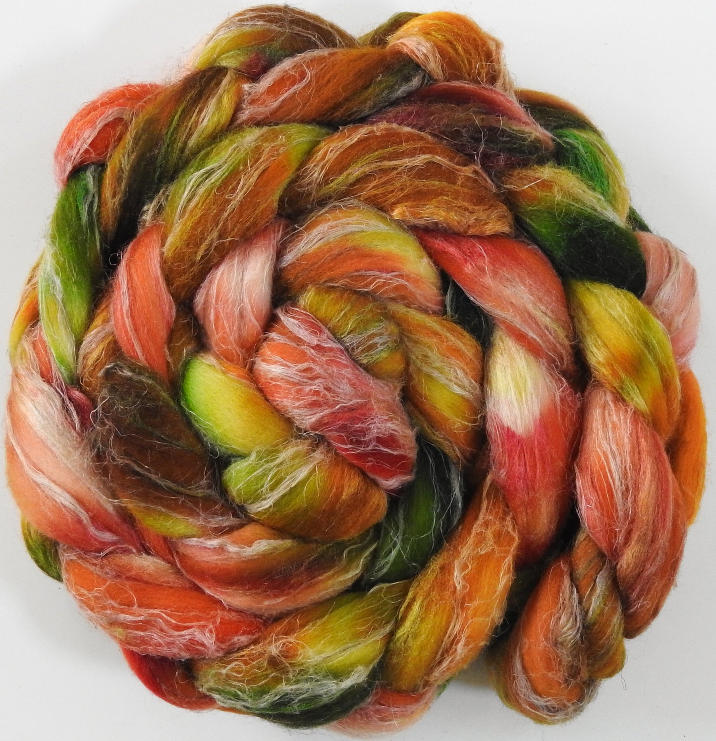 Tequila Sunrise (5.8 oz) - Merino/ Tussah Silk/ Natural Flax (50/25/25)