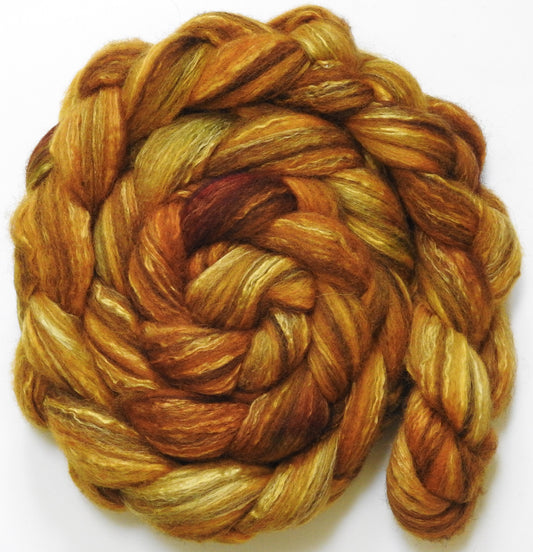 Maize (5.6 oz) - Humbug Shetland/ Mulberry Silk (75/25) (Copy)