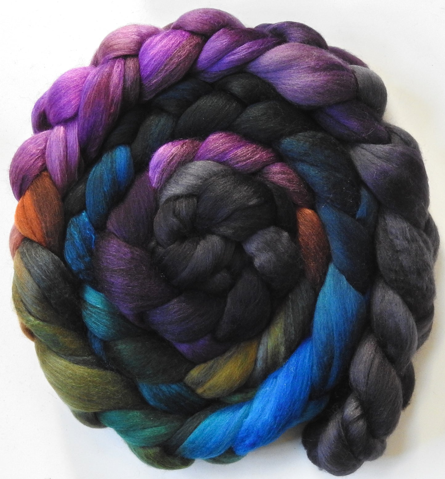 Grackle (5.3 oz) - Harlequin Haunui / Mulberry Silk (70/30)