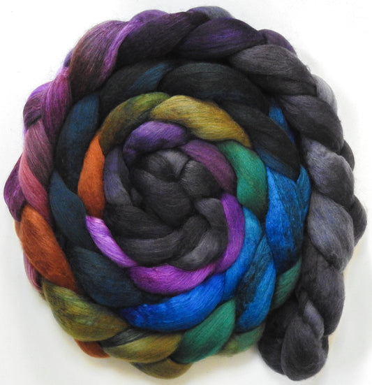 Grackle (5.3 oz) - Harlequin Haunui / Mulberry Silk (70/30)