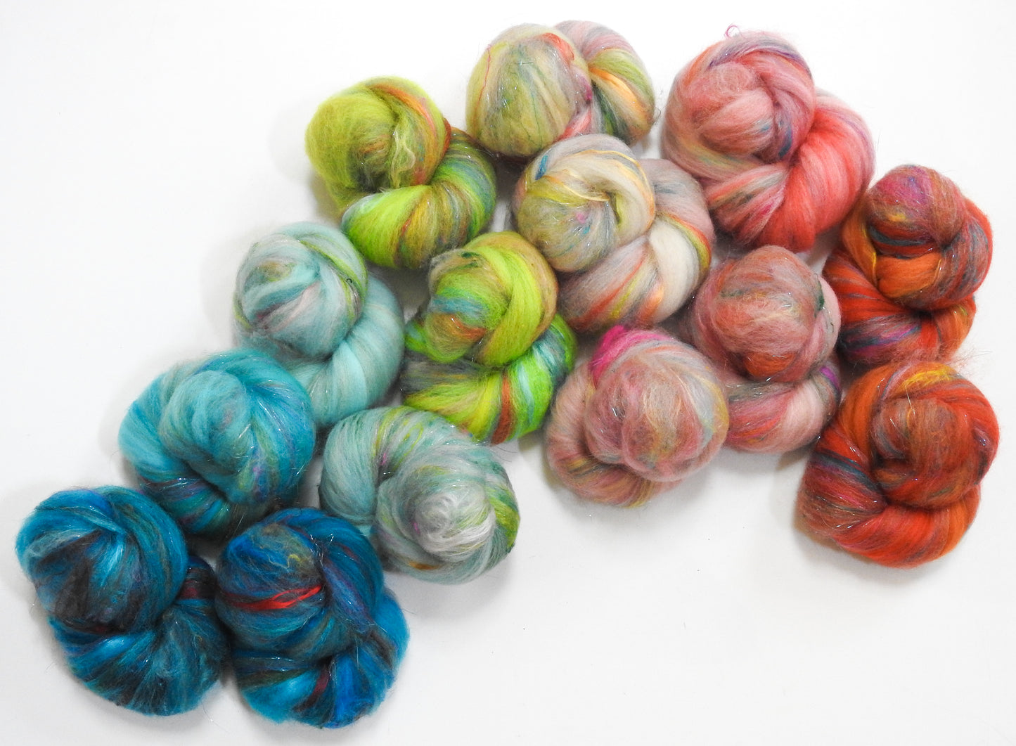 Porto Canale di Cesenatico - Sparkle Sticklebatts - Merino X Fleece, merino, polwarth, silk, sari silk, stellina, angelina