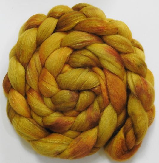 Coreopsis (5.6 oz) -Batt in a Braid #63 (Cormo/ CAMEL/ silk -60/20/20)