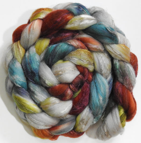 Iron Age (5.6 oz) - Merino/ Tussah Silk/ Natural Flax (50/25/25)