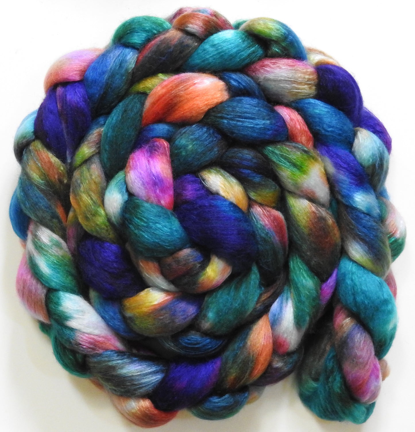 Birds of a Feather (5.4 oz) - White Haunui / Mulberry Silk (70/30) 20.4 mic.