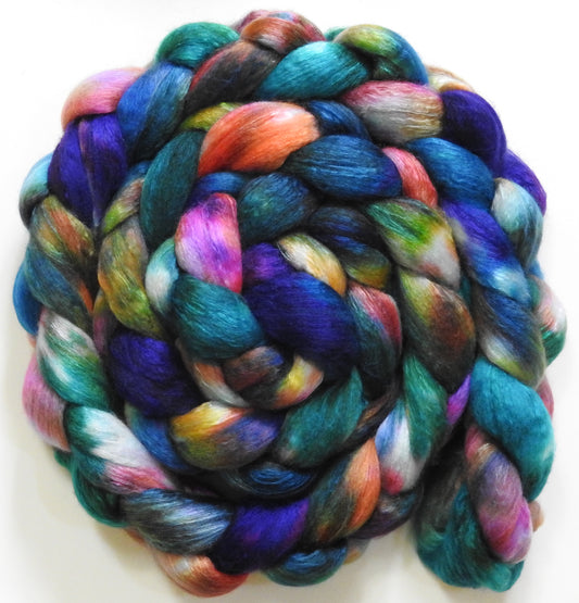 Birds of a Feather (5.4 oz) - White Haunui / Mulberry Silk (70/30) 20.4 mic.