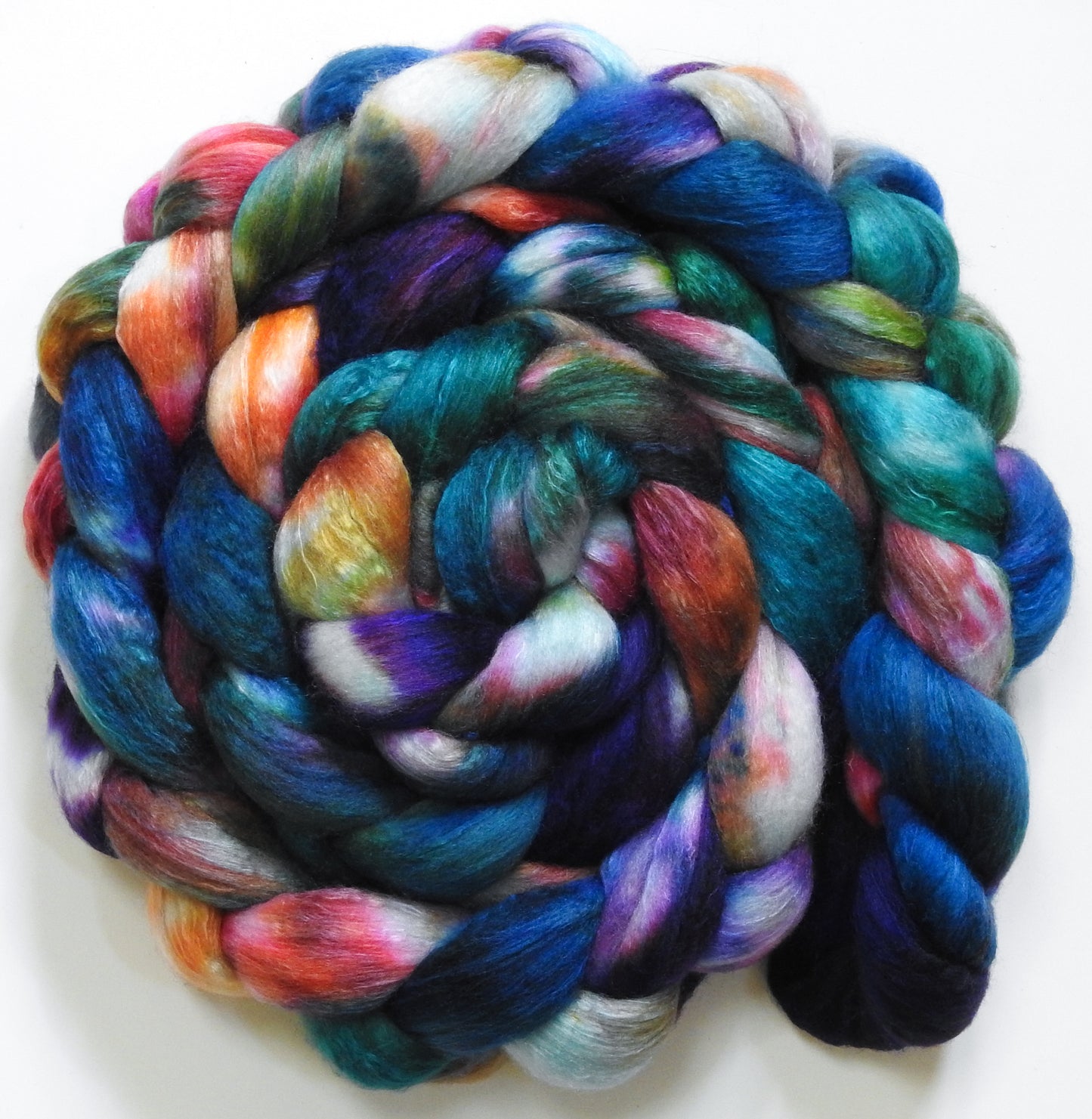 Birds of a Feather (5.4 oz) - White Haunui / Mulberry Silk (70/30) 20.4 mic.