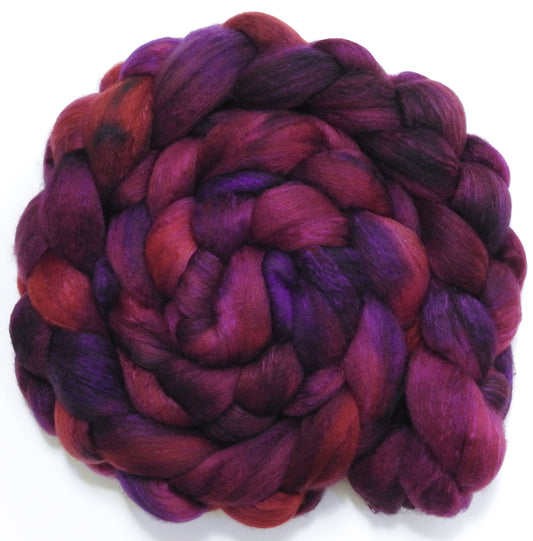 Strawberry Rhubarb - Silver Haunui / Mulberry Silk (70/30)
