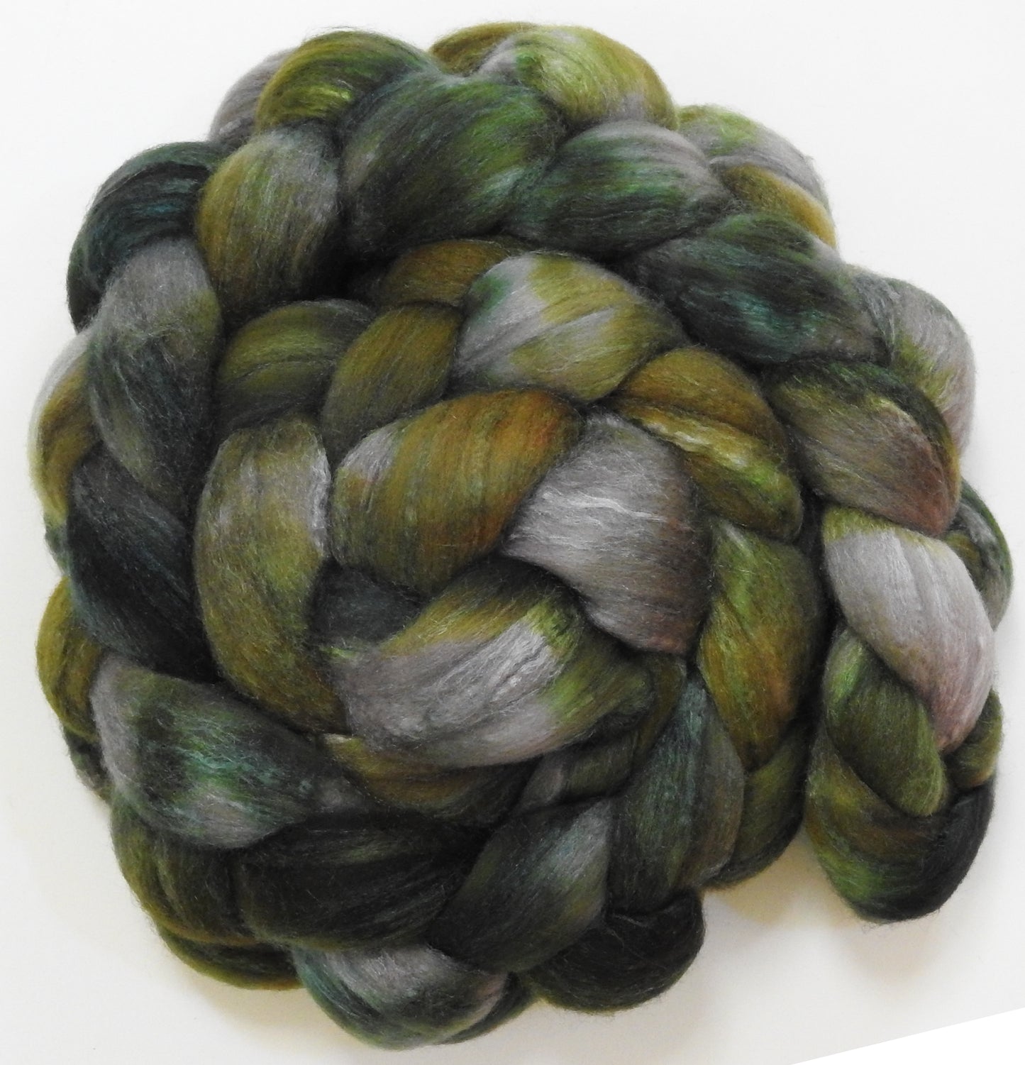Green Tea (5.5 oz) - Rambouillet /tussah silk (80/20)