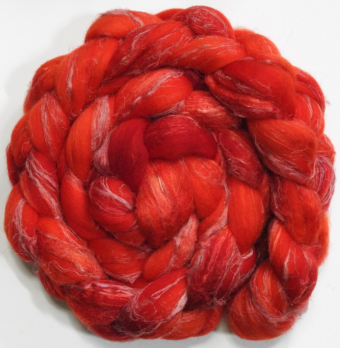 Tomato (5.7 oz) - Merino/ Tussah Silk/ Natural Flax (50/25/25)