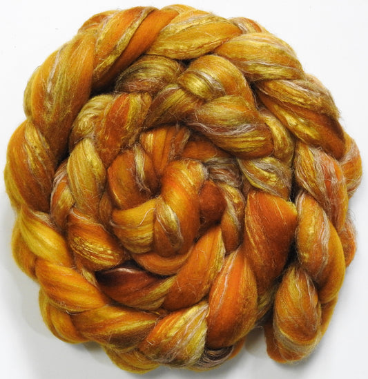 Maize (5.6 oz) - Merino/ Tussah Silk/ Natural Flax (50/25/25)