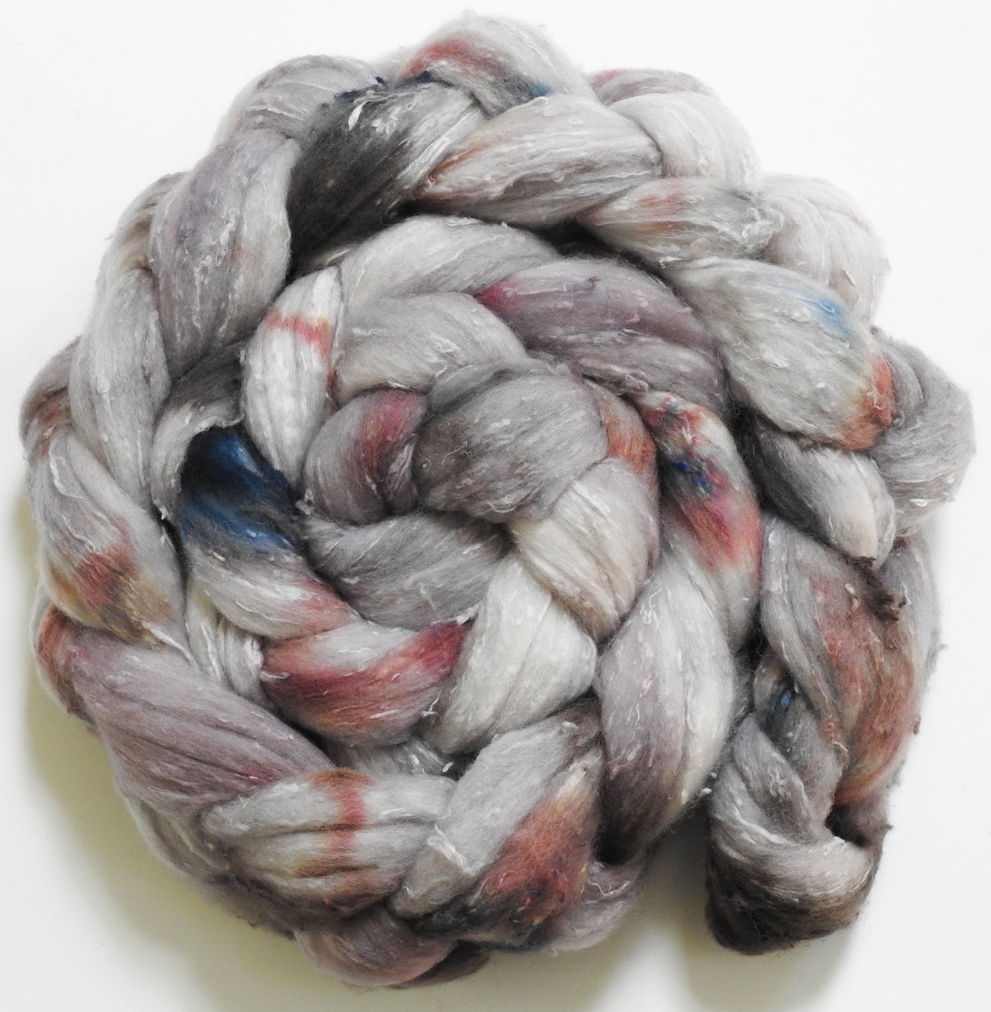 Pearly Gates (5.6 oz) - 25 micron Merino/ Silk Slubs (70/30)