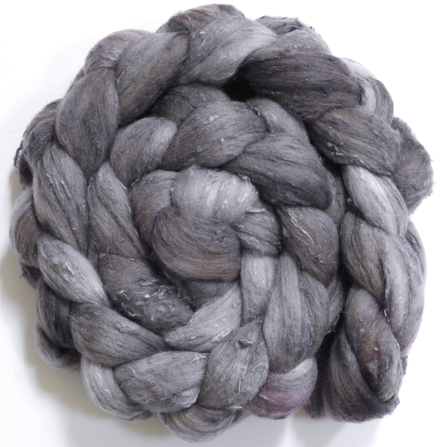 Dove (5.7 oz) - 25 micron Merino/ Silk Slubs (70/30)