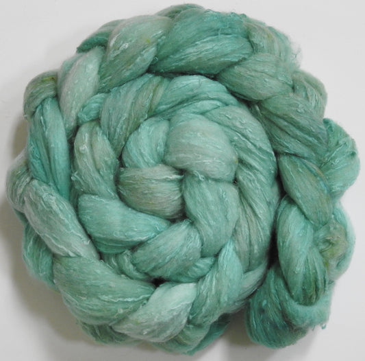 Mint Tourmaline (5.6 oz) - 25 micron Merino/ Silk Slubs (70/30)