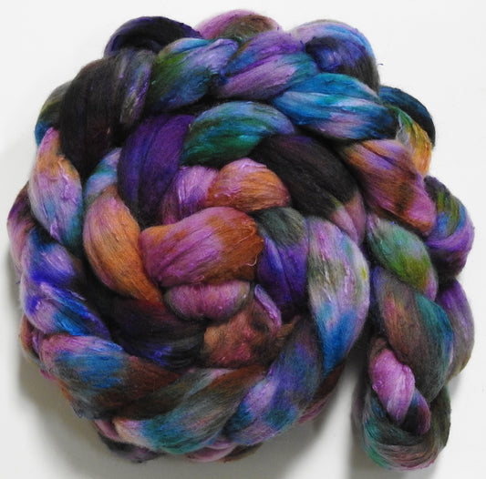 Sweet Violets - 25 micron Merino/ Silk Slubs (70/30)