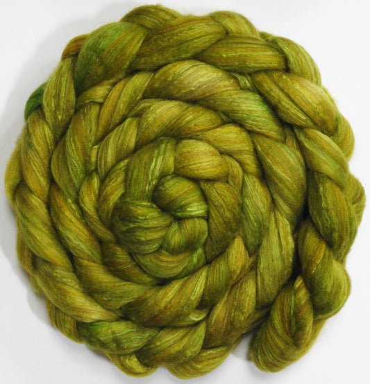 Marshwiggle (5.7 oz) - Batt in a Braid #7 - Polwarth/ Manx / Mulberry silk/ Firestar (30/30/30/10)
