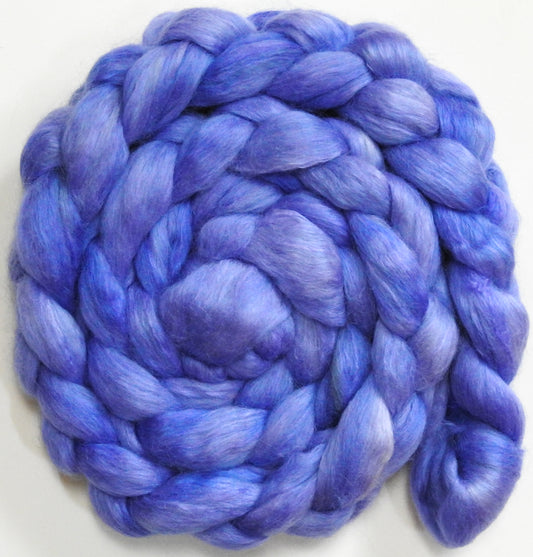 Nigella (5.5 oz) - Batt in a Braid #52- Wensleydale/ Mulberry silk/ Polwarth (60/25/15)