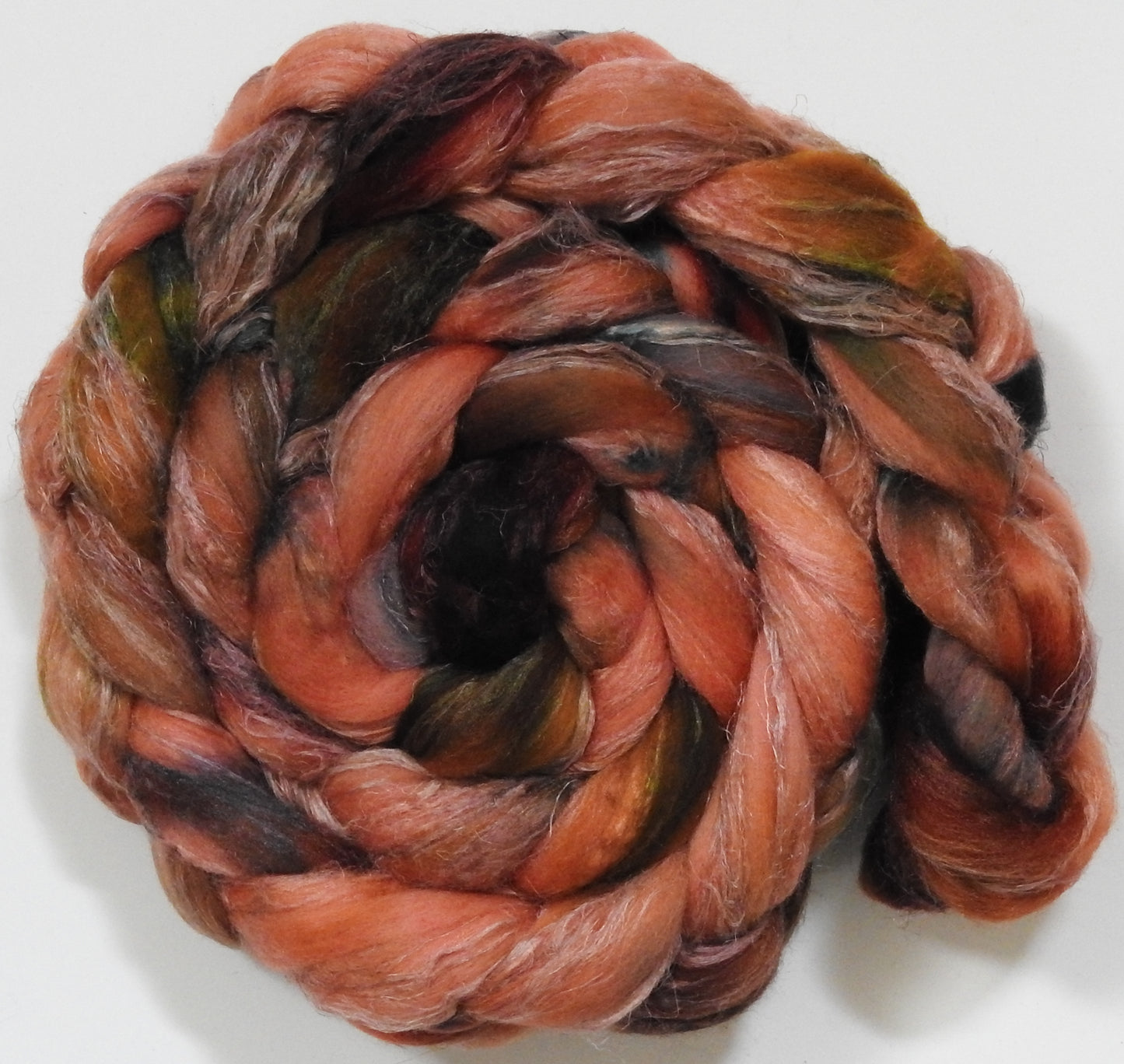(5.6 oz) - Merino/ Tussah Silk/ Natural Flax (50/25/25)
