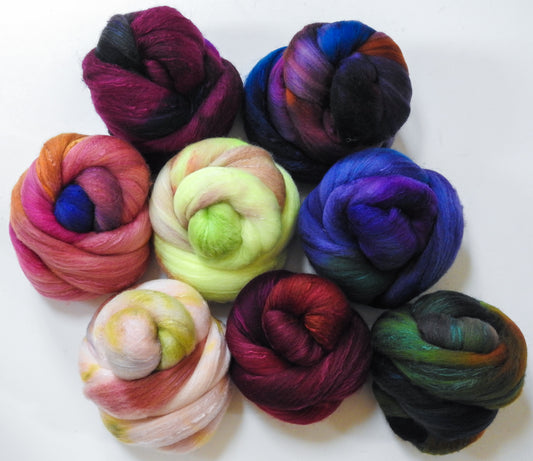 Lenten Roses Dyed Gradient Set (10.6 oz) - Shaniko Wool/ Mulberry Silk (80/20)