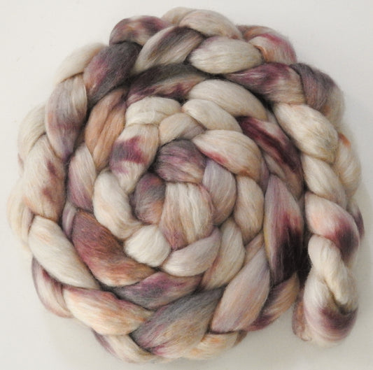 Victoria (5.8 oz) -Batt in a Braid #10- Superfine Merino/ Silk/Kid Mohair /Corriedale(25/25/25/25)