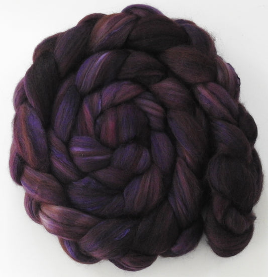 Elderberry (5.7 oz) - 18.5 mic merino/ camel/ brown alpaca/ mulberry silk/ (40/20/20/20)